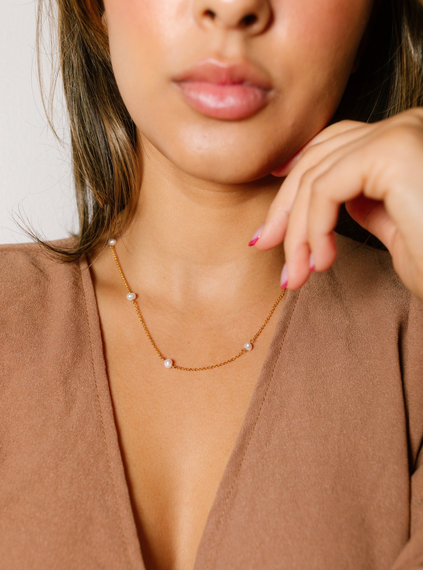 Dainty Pearl Necklace
